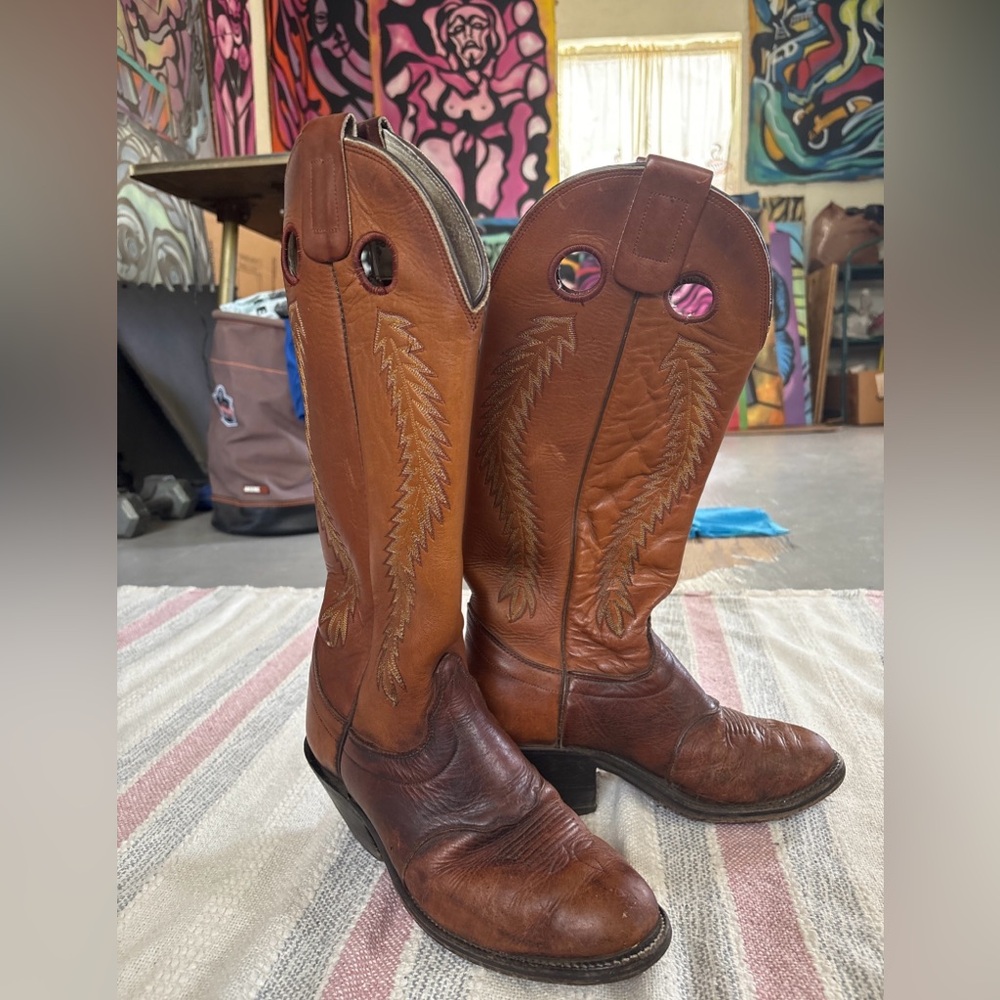Olathe Boot Company Tall Cowboy Boots Men’s 8